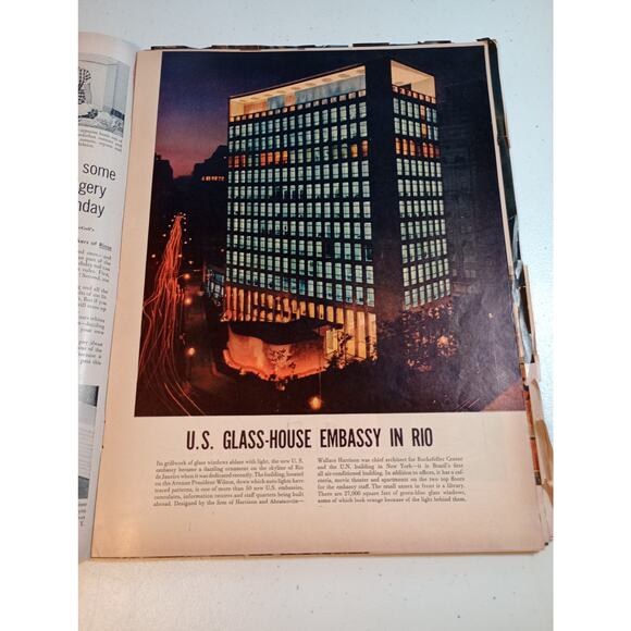 Vintage Life Magazine  June 22, 1953 Cover Mills College Graduate - Picture 5 of 8